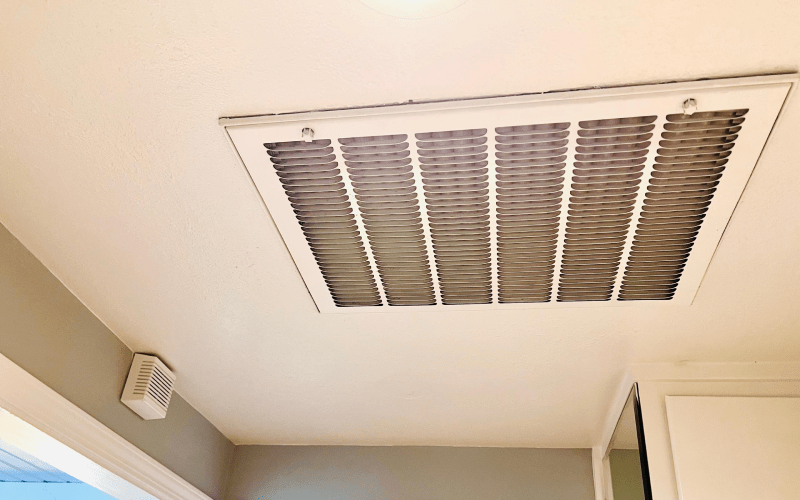 Condensation on AC Ducts